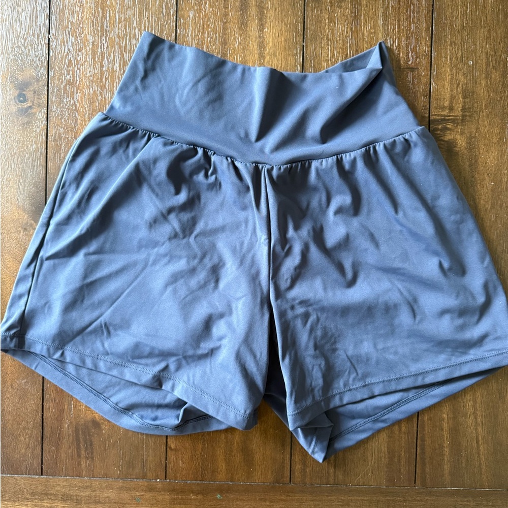 HALARA Navy High Waist Shorts 5”